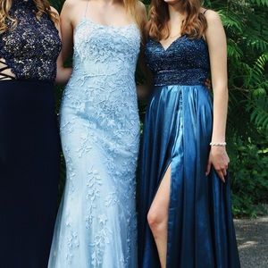 COPY - Sparkly Blue Prom Dress